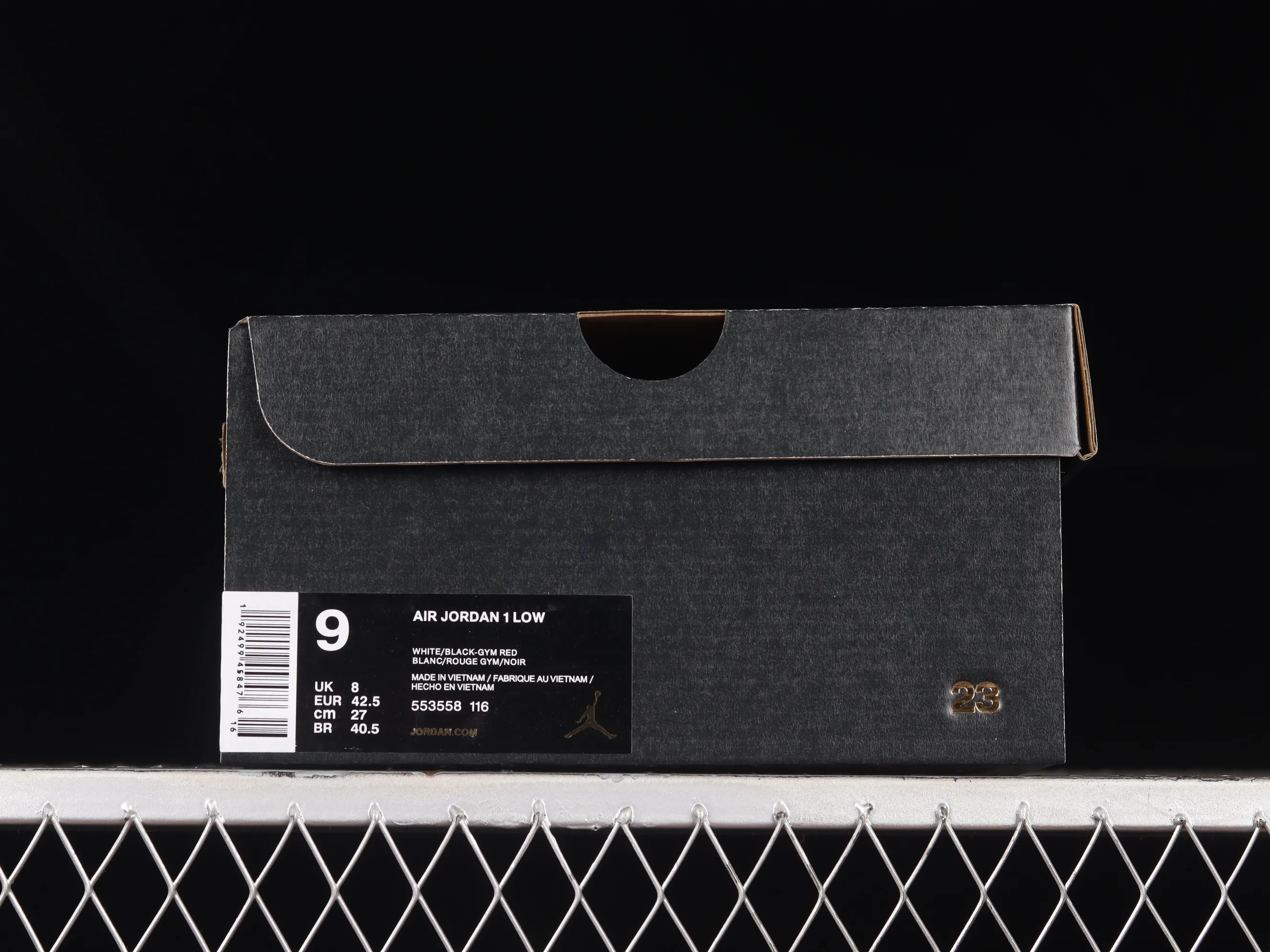 All categories Air Jordan Jordan series basketball shoes Air Jordan 1 Low G version pure original Air Jordan 1 Low AJ1 Joe 1 black toe low-top basketball shoes 553558-116